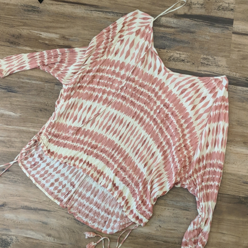 Women's boho love stich top